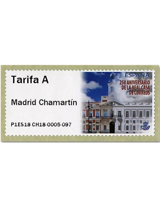 n° 144 - Timbre ESPAGNE Timbres de distributeurs