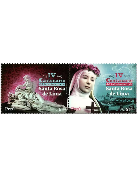 n° 2142/2143 - Timbre PÉROU Poste