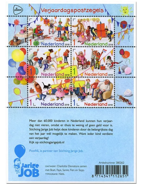 n° 3619/3624 - Timbre PAYS-BAS Poste