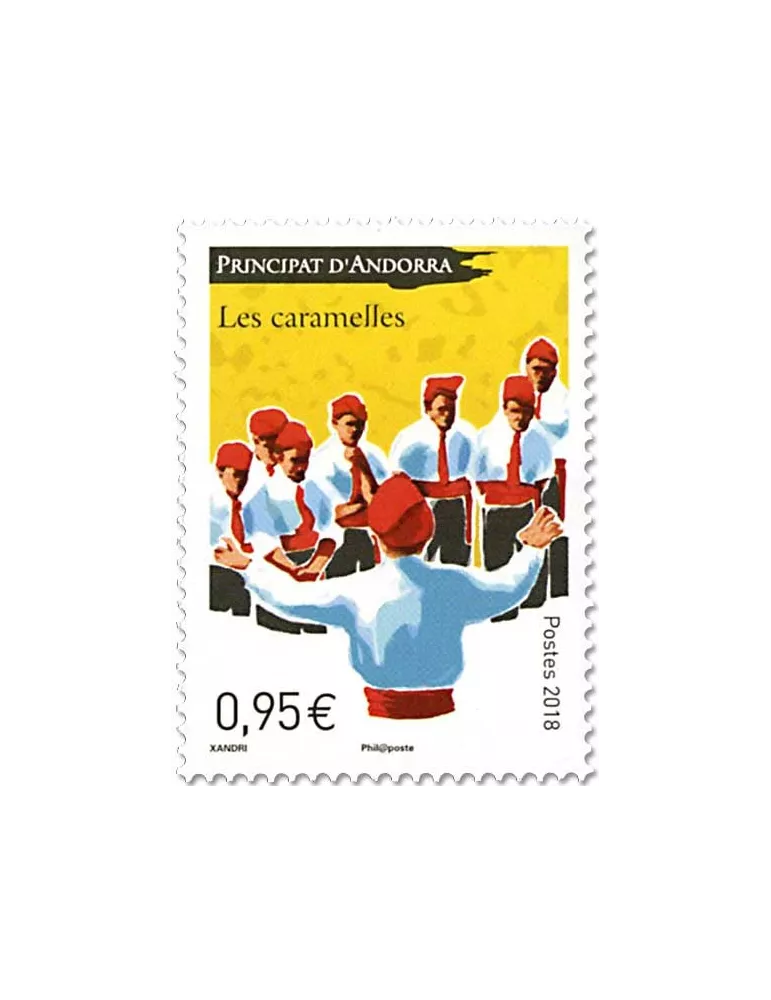 n° 813 - Timbre Andorre Poste