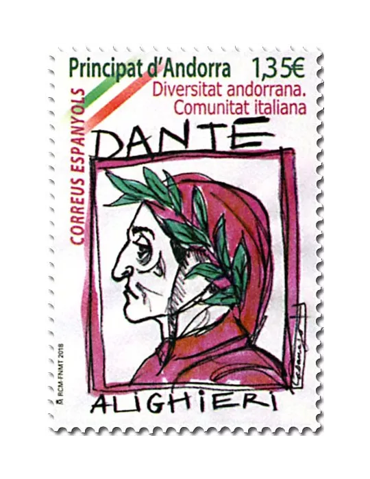 n° 452 - Timbre ANDORRE ESPAGNOL Poste