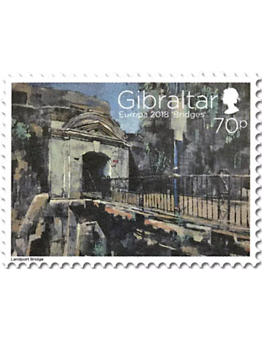 n° 1838/1839 et 1840/1841 - Timbre GIBRALTAR Poste