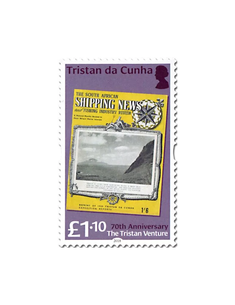 n° 1196/1199 - Timbre TRISTAN DA CUNHA Poste