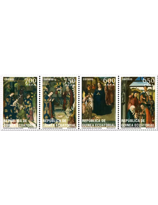 n° 663/666 - Timbre GUINEE-EQUATORIALE Poste