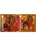 n° 1836/1837 - Timbre GIBRALTAR Poste