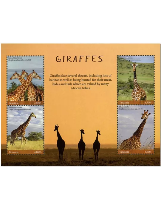 n° 4065/4068 - Timbre TANZANIE Poste