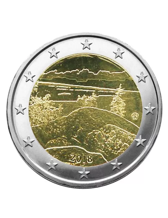 2 EURO COMMEMORATIVE 2018 : FINLANDE (Paysage finlandais - Parc de Koli)