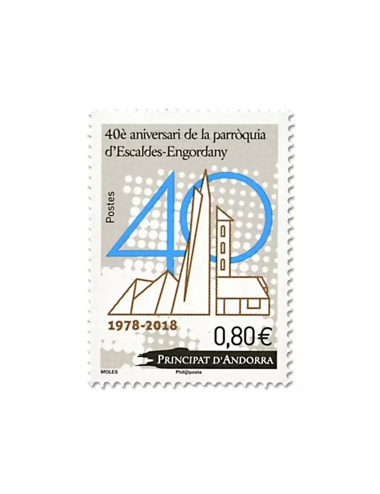 n° 816 - Timbre Andorre Poste