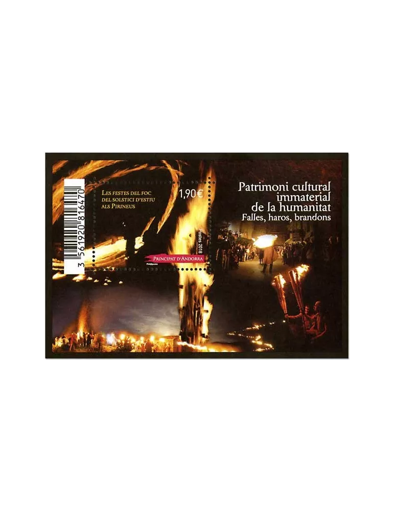 n° F815 - Timbre Andorre Poste