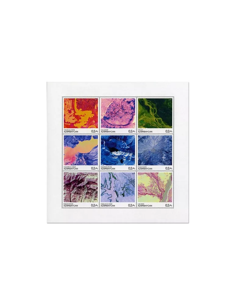 n° 1075/1083 - Timbre AZERBAIDJAN Poste