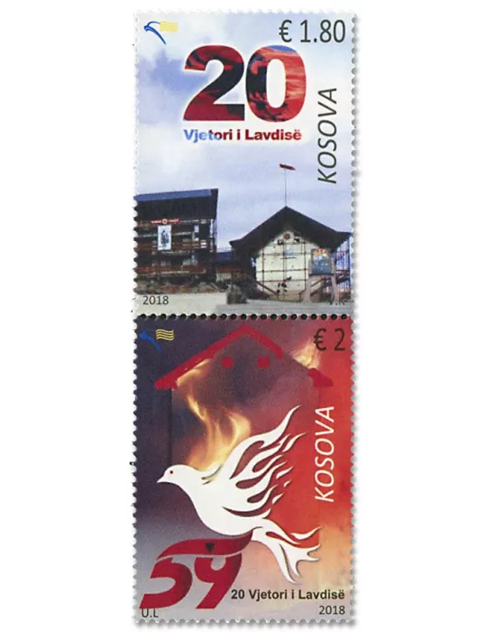 n° 273/274 - Timbre KOSOVO Poste