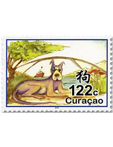 n° 579/584 - Timbre CURACAO Poste 2