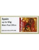n° 79 - Timbre GIBRALTAR Timbres de distributeurs