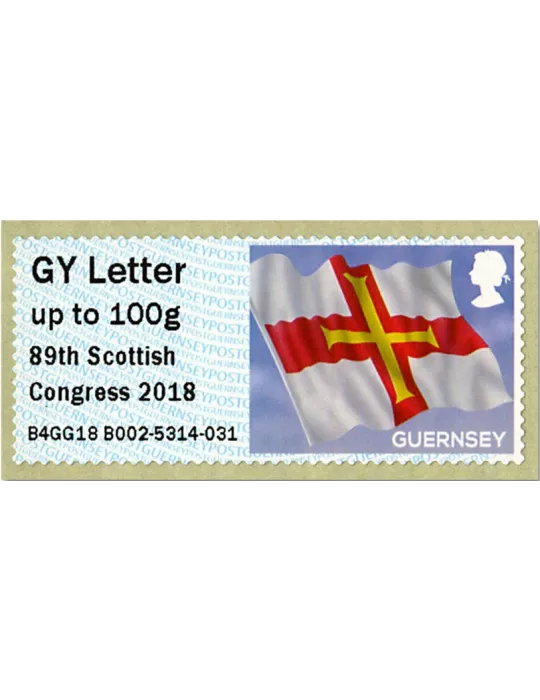 n° 34 - Timbre GUERNESEY Timbres de distributeurs