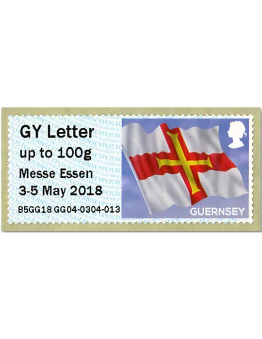 n° 35 - Timbre GUERNESEY Timbres de distributeurs