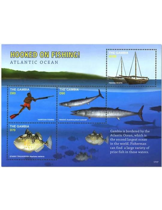 n° 5819/5822 - Timbre GAMBIE Poste