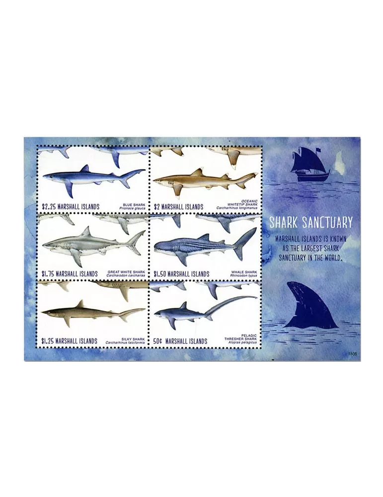 n° 3857/3862 - Timbre MARSHALL Poste