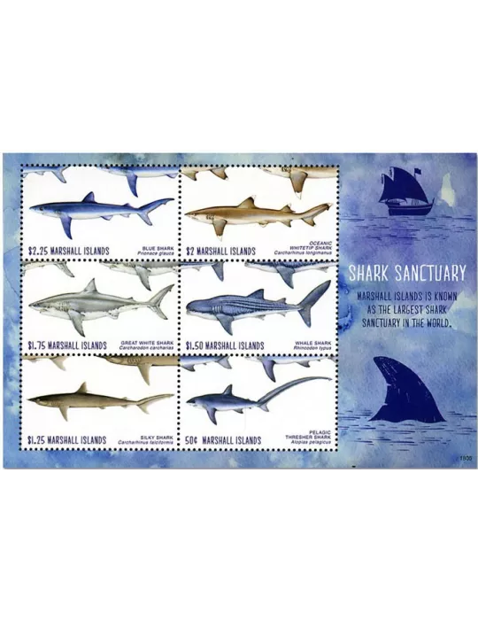 n° 3857/3862 - Timbre MARSHALL Poste