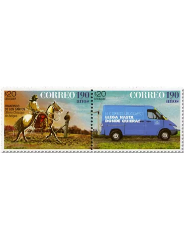 n° 2866/2867 - Timbre URUGUAY Poste