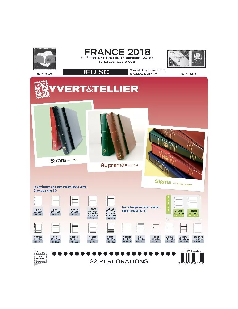FRANCE SC : 2018 - 1ER SEMESTRE (JEUX AVEC POCHETTES)
