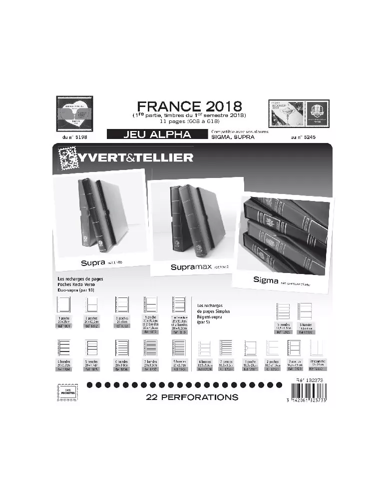 FRANCE ALPHA : 2018 - 1ER SEMESTRE (JEUX SANS POCHETTES)