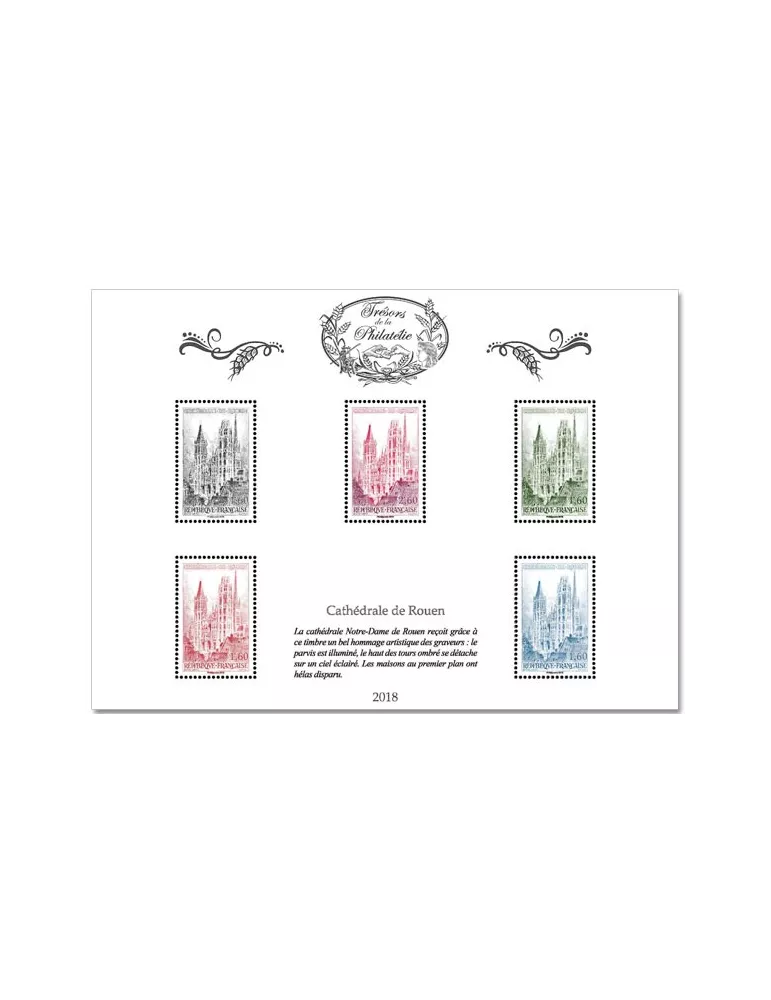 Blocs TRESORS DE LA PHILATELIE (2018)