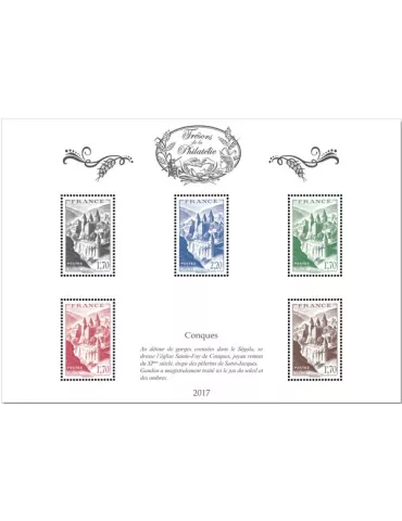 Blocs TRESORS DE LA PHILATELIE (2017)