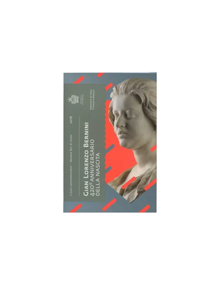BU : 2 EURO COMMEMORATIVE 2018 : SAINT-MARIN (Bernini)