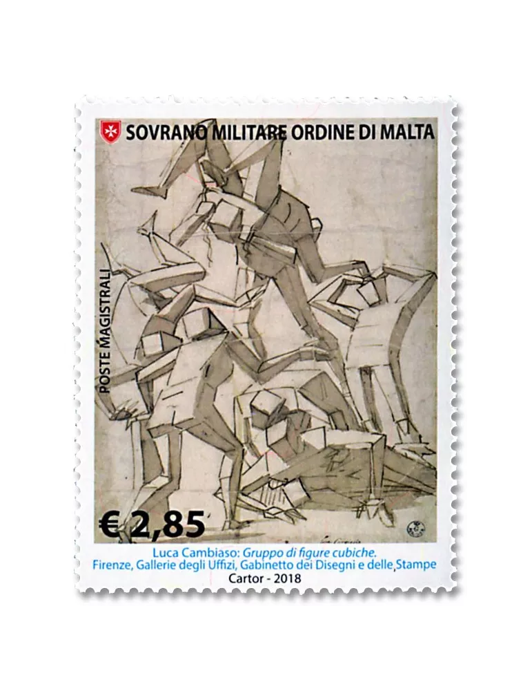 n° 1424/1427 - Timbre ORDRE de MALTE Poste