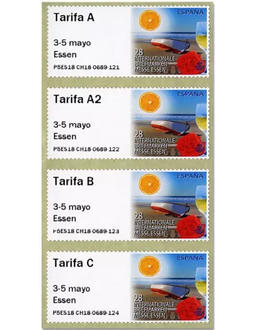n° 147 - Timbre ESPAGNE Timbres de distributeurs