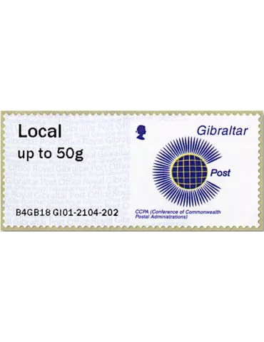 n° 89 - Timbre GIBRALTAR Timbres de distributeurs