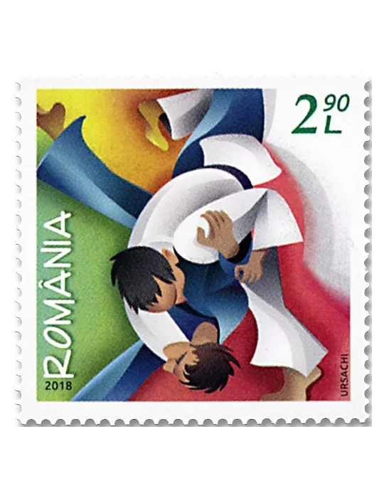 n° 6296/6297 - Timbre ROUMANIE Poste