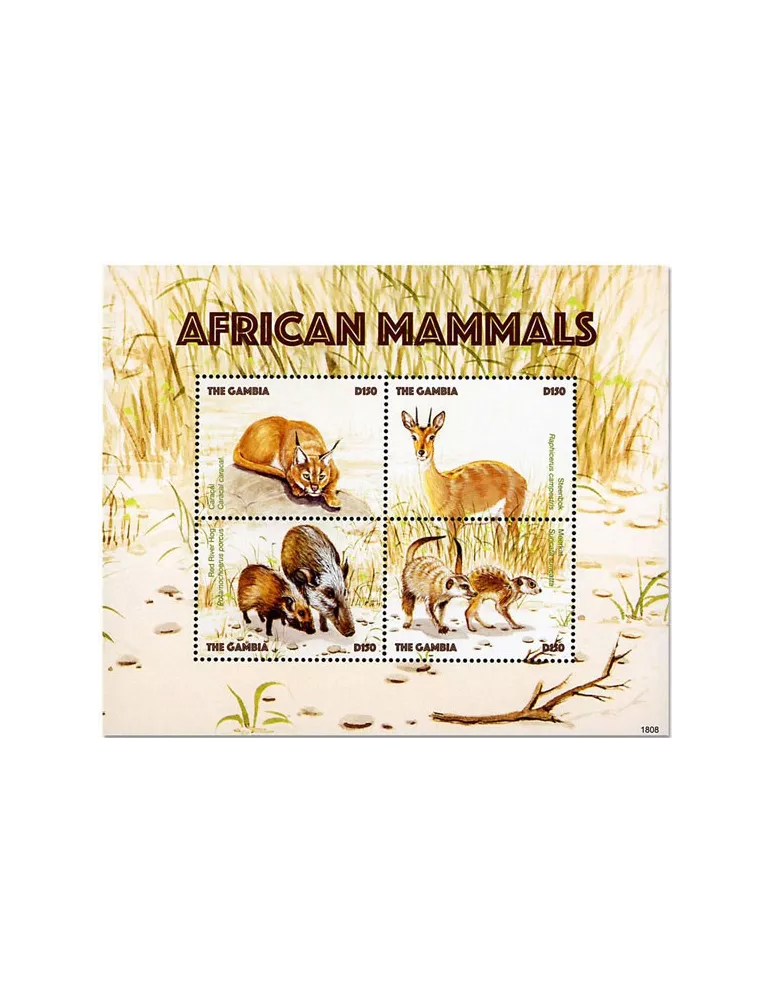 n° 5856/5859 - Timbre GAMBIE Poste