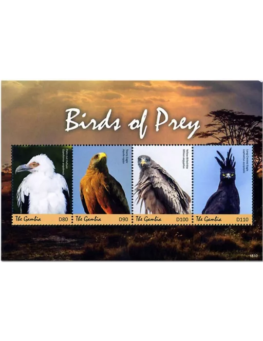 n° 5863/5866 - Timbre GAMBIE Poste