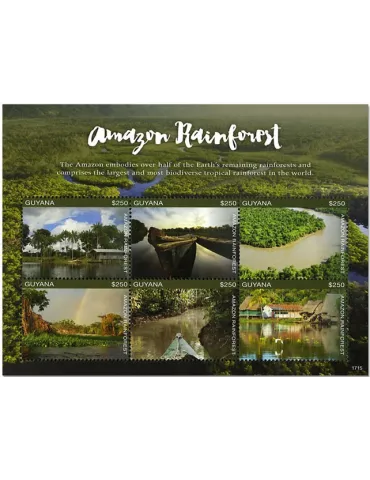 n° 6878/6883 - Timbre GUYANA Poste