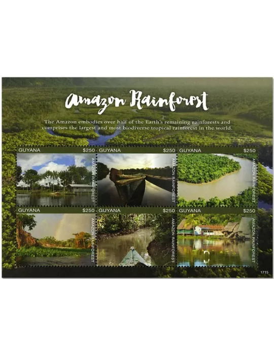 n° 6878/6883 - Timbre GUYANA Poste