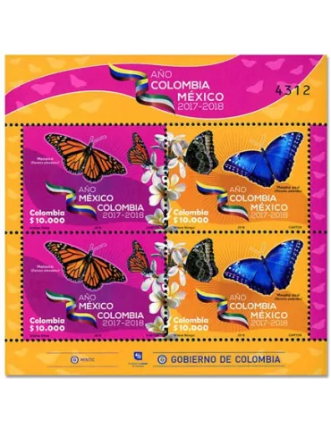 n° 87 - Timbre COLOMBIE Blocs et feuillets