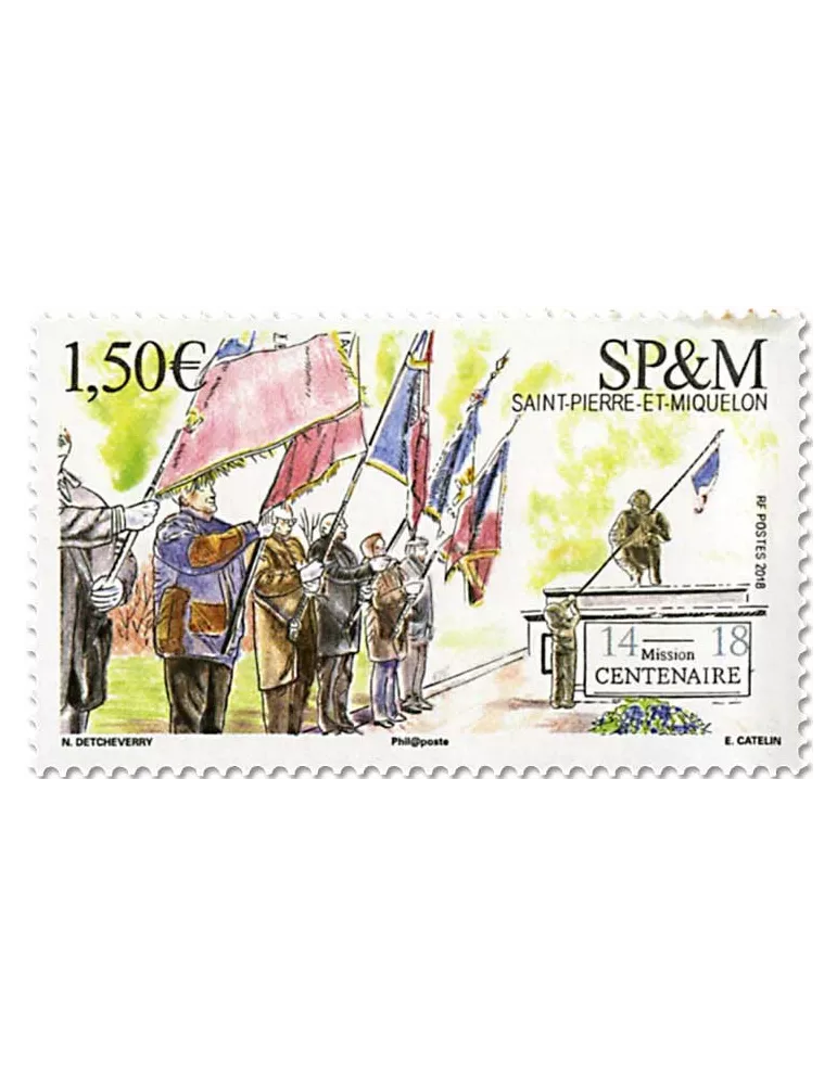 n° 1213 - Timbre Saint-Pierre et Miquelon Poste