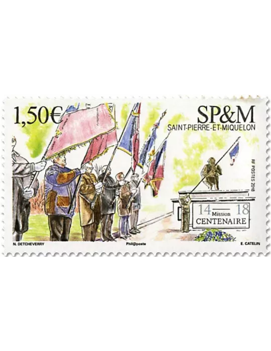 n° 1213 - Timbre Saint-Pierre et Miquelon Poste