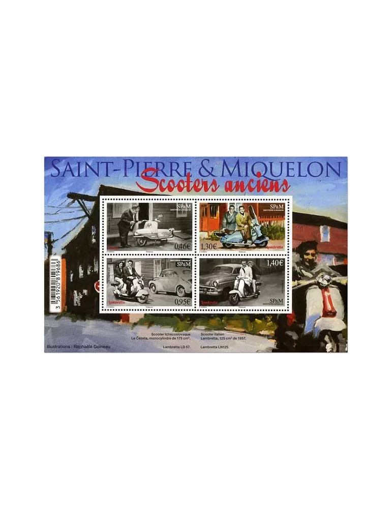 n° F1205 - Timbre Saint-Pierre et Miquelon Poste