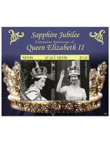 n° 391 - Timbre NEVIS Blocs et feuillets