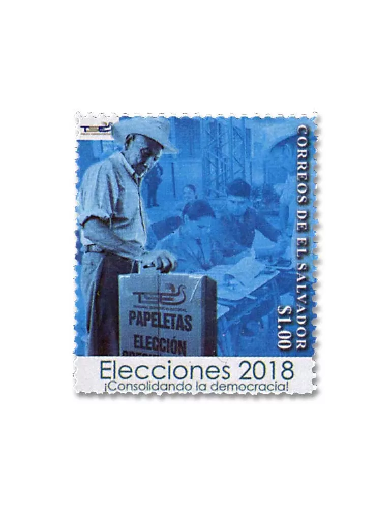 n° 1911 - Timbre SALVADOR Poste