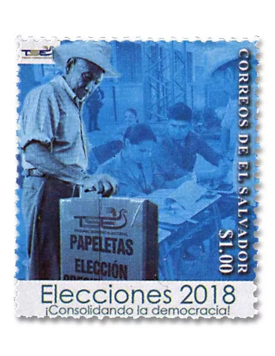 n° 1911 - Timbre SALVADOR Poste