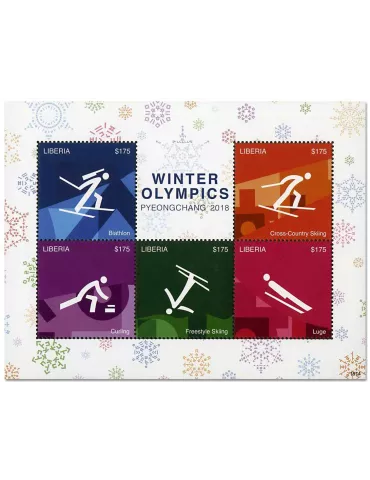 n° 6038A/6038E - Timbre LIBERIA Poste