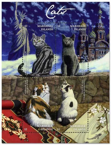 n° 3864G/3864K - Timbre MARSHALL Poste