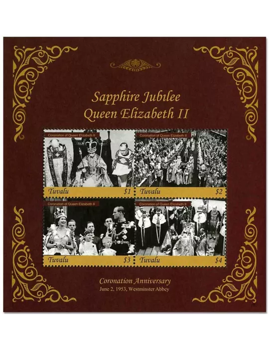 n° 2033/2036 - Timbre TUVALU Poste