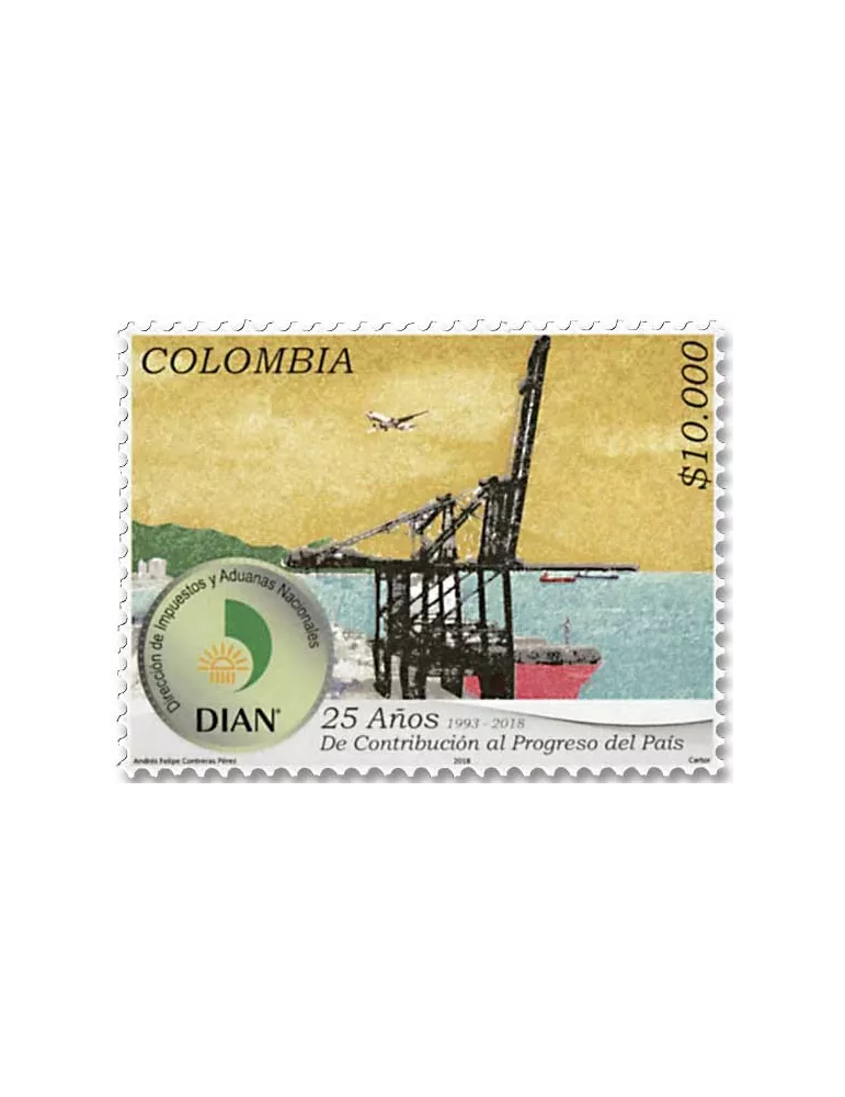 n° 1899 - Timbre COLOMBIE Poste