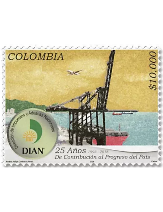 n° 1899 - Timbre COLOMBIE Poste