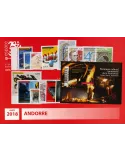 n° 809/823 - Timbre Andorre Année complète (2018)