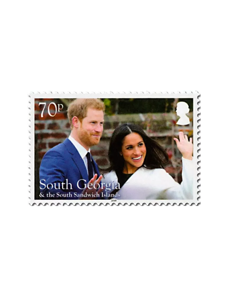 n° 696/699 - Timbre GEORGIE DU SUD Poste